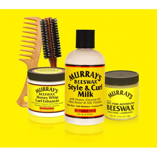 Murray's 4 Naturals: Beeswax, Style & Curl Milk and Honey Whip Curl Enhancer