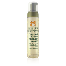 Natural Remedy Olive Oil Foaming Wrap Set Lotion 8.5 oz